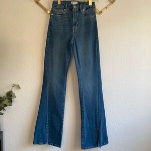 Good American High Waisted Bell Bottoms